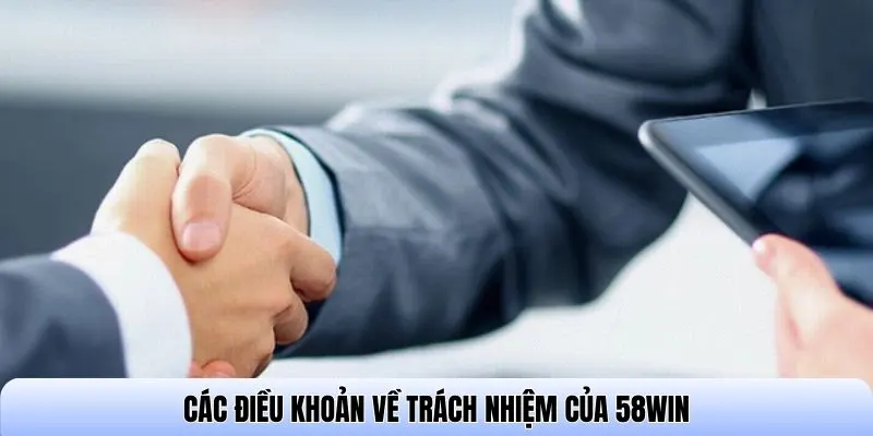 Các điều khoản về trách nhiệm của 58WIN